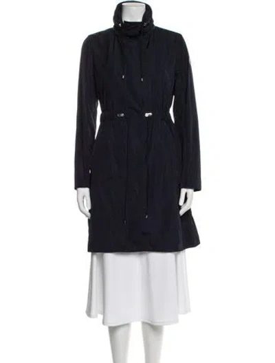 Pre-owned Moncler Striped Utility Jacket In Blue