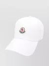 Moncler Structured Baseball Cap Curved Brim In White