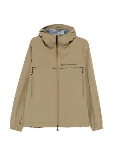 Moncler Stylish Hooded Jacket With Visor - Size 2 In Green