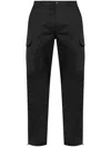 Moncler Cargo Pants With Logo In Black