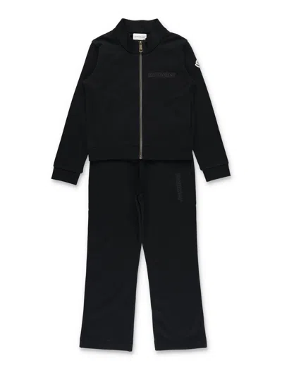 Moncler Stylish Mini P26 Jacket For Girls In Black