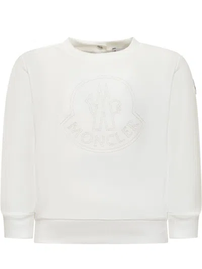 Moncler Stylish Sweatshirt In Bianco