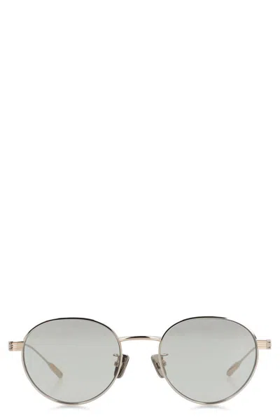 Moncler Subtila Round Frame Sunglasses In Neutral