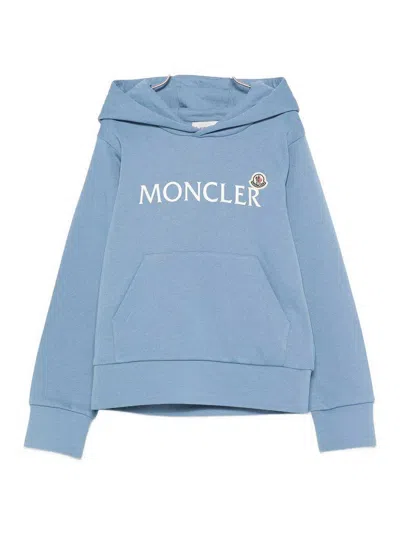 Moncler Kids' Sweatshirt In Blue