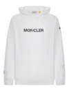 Moncler Hoodie Sweater In White