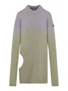 Moncler Rick Owens Subhuman Cashmere Sweatshirt In Gray