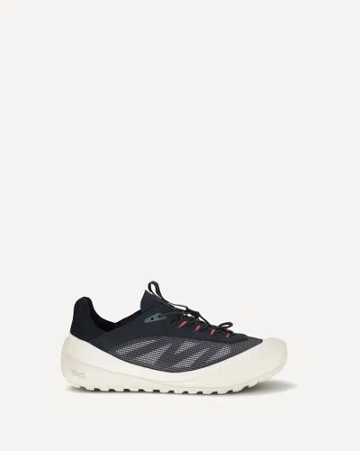 Moncler Suede And Nabuk Trailgrip Lp Sneakers In Black
