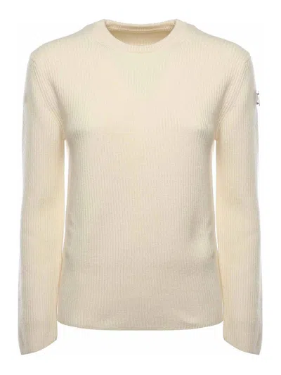 Moncler X Jil Sander Crewneck Sweater In Neutral