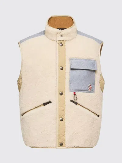 Moncler Suit Vest Men  In Neutral