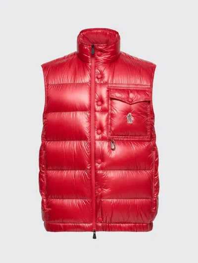 Moncler Suit Vest Men  In Red