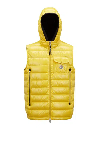 Moncler Suits In Yellow