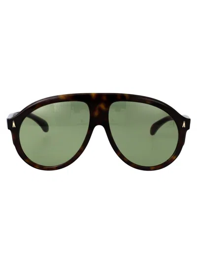Moncler Sunglasses In Green