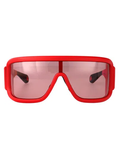 Moncler Sunglasses In Red