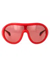 Moncler Matte Red Injectate Sunglasses