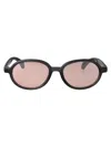 Moncler Matte Transparent Grey Injectate Sunglasses