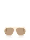 Moncler Sunglasses In White