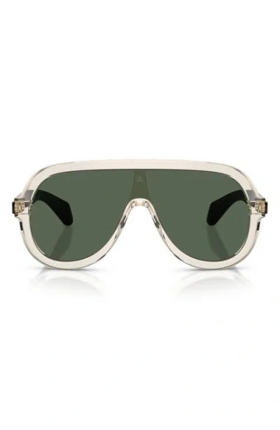 Moncler Sunsette 130mm Pilot Sunglasses In Transparent