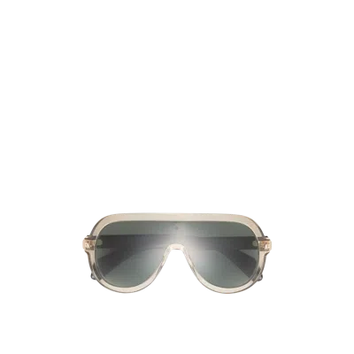 Moncler De Soleil Aviateur Sunsette, Unisexe, Blanc, Taille: 130 In Black