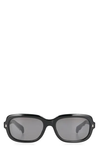 MONCLER MONCLER SUNTRAP RECTANGULAR FRAME SUNGLASSES
