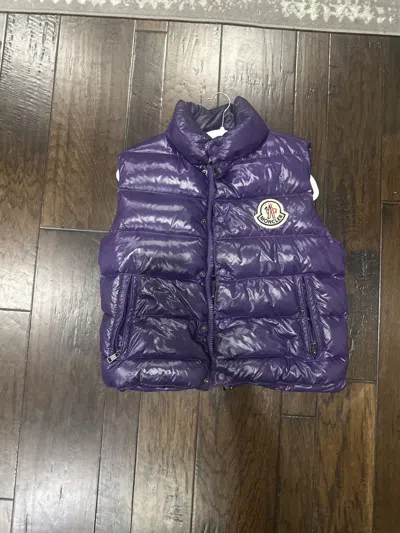 Pre-owned Moncler Super Rate  Puffer Vest Purple