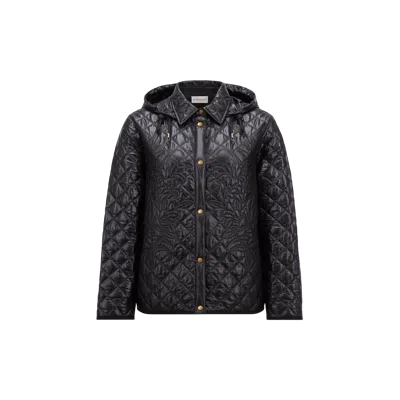 MONCLER SURCHEMISE À CAPUCHE ET MATELASSAGE FLORAL