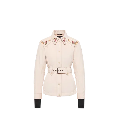 Moncler Grenoble Olonne Insulated Ski Shirt Jacket In Metallic