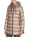 Moncler Suyen Hooded Down Parka In Woodsmoke