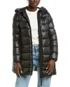 Moncler Courcelles Down Coat In Black
