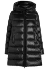 Moncler Suyenne Hooded Quilted Shell Parka In Black