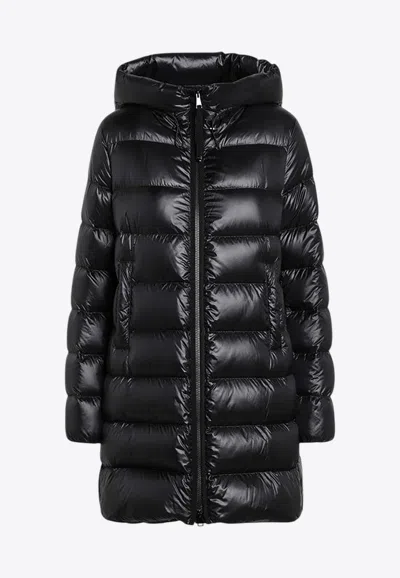 Moncler Suyenne Long Down Parka In Black