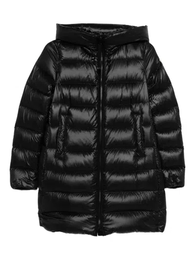 Moncler Suyenne Long Parka Coat In Black