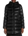Moncler Suyen Long Padded Jacket In Black