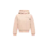 Moncler Sweat À Capuche En Coton Avec Logo Brodé In Pink