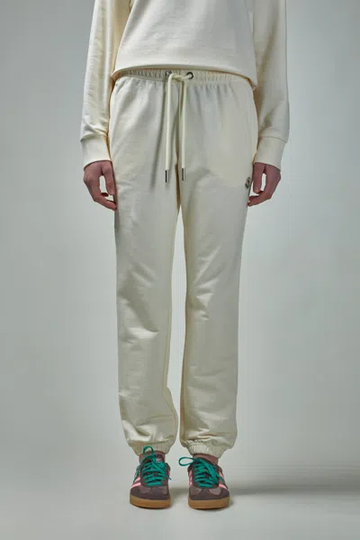 Moncler Sweat Bottoms In Beige