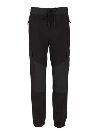 MONCLER SWEAT BOTTOMS TROUSERS BLACK