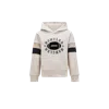 Moncler Rugby Motif Cotton Hoodie, Boy, Beige, Size: 8y In Beige
