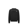 Moncler Crew Neck Cotton Sweatshirt In Black