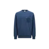 Moncler Sweat En Coton Et Denim In Blue