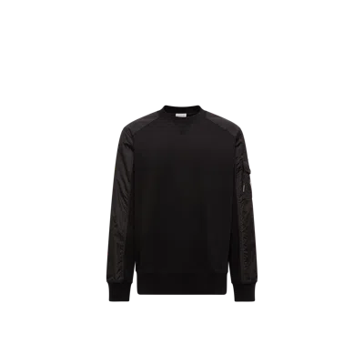 MONCLER SWEAT EN COTON MÉLANGÉ