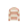 Moncler Sweat En Coton Rayé Avec Logo En Strass In Multicolour