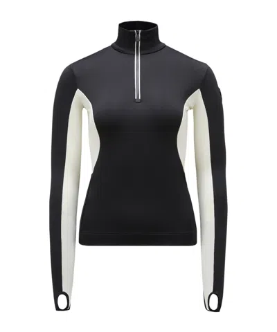 Moncler Sweat Shirt In Black
