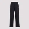 Moncler Mid-rise Striped Wide-leg Track Pants In Navy