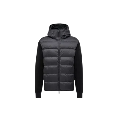 MONCLER SWEAT ZIPPÉ EN COTON MATELASSÉ