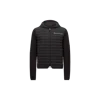 Moncler Sweat Zippé En Coton Matelassé In Black