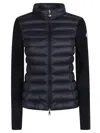 Moncler Padded Jacket With Knitted Sleeves