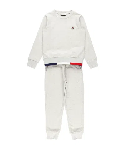 Moncler Sweater And Sweatpants Two-piece Set In White