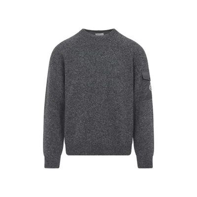 Moncler Sweater In Gray