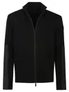 Moncler Kurz Hooded Lightweight Jacket In Black