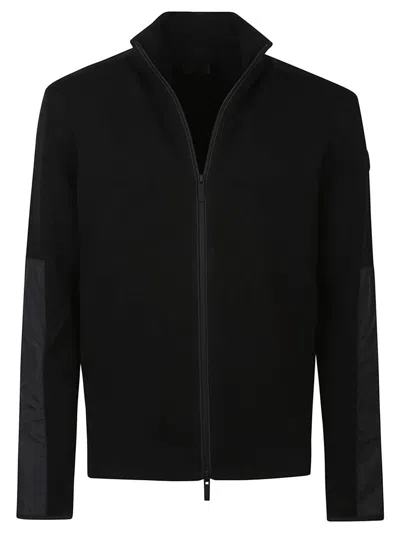 Moncler Kurz Hooded Lightweight Jacket In Black
