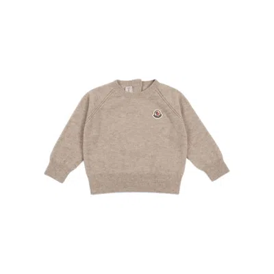 Moncler Kids' Sweater In Brown